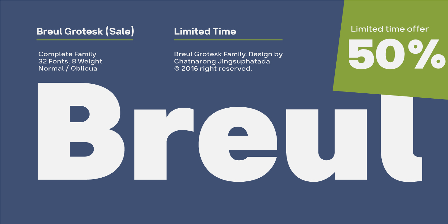 Breul Grotesk A Extra Light Font preview